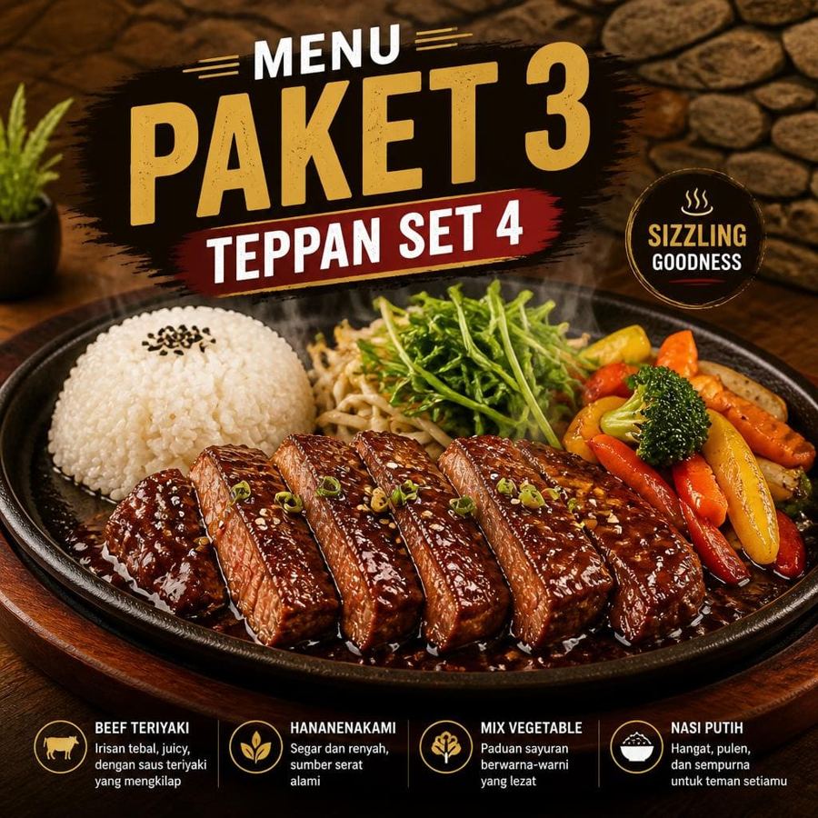 Foto Teppan Set 4 Gokana Ramen & Teppan