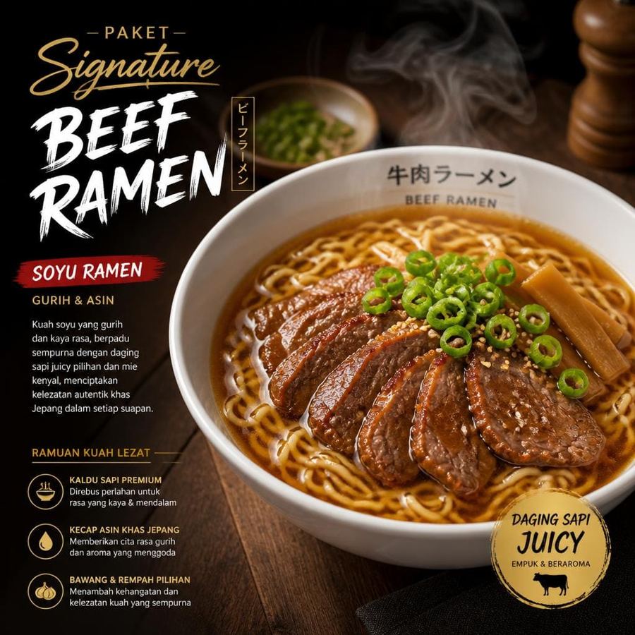 Foto Beef Ramen Gokana Ramen & Teppan