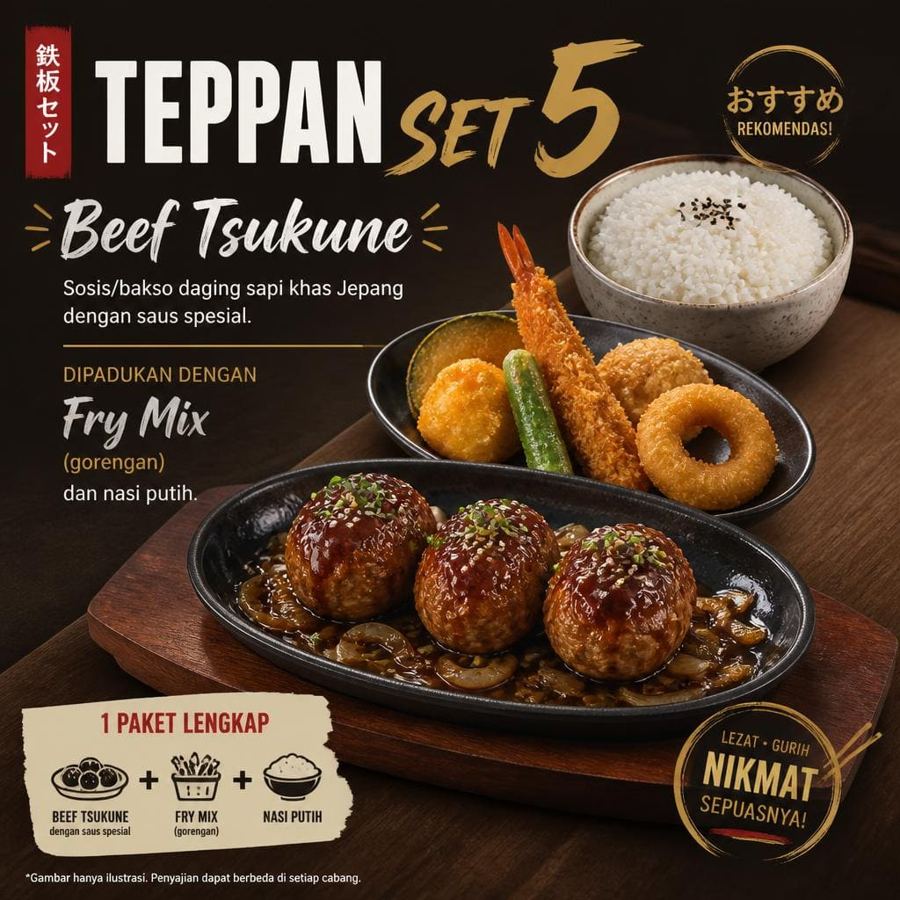 Foto Teppan Set 5 Gokana Ramen & Teppan