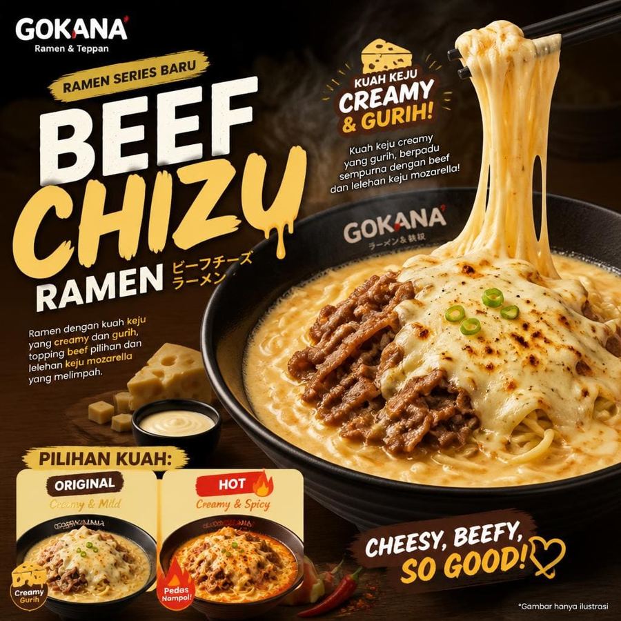 Foto Beef Chizu Ramen Gokana Ramen & Teppan