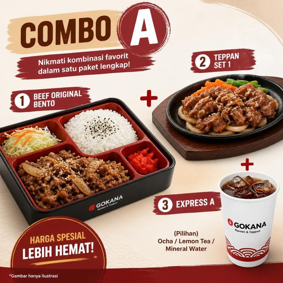 Foto Combo A Gokana Ramen & Teppan