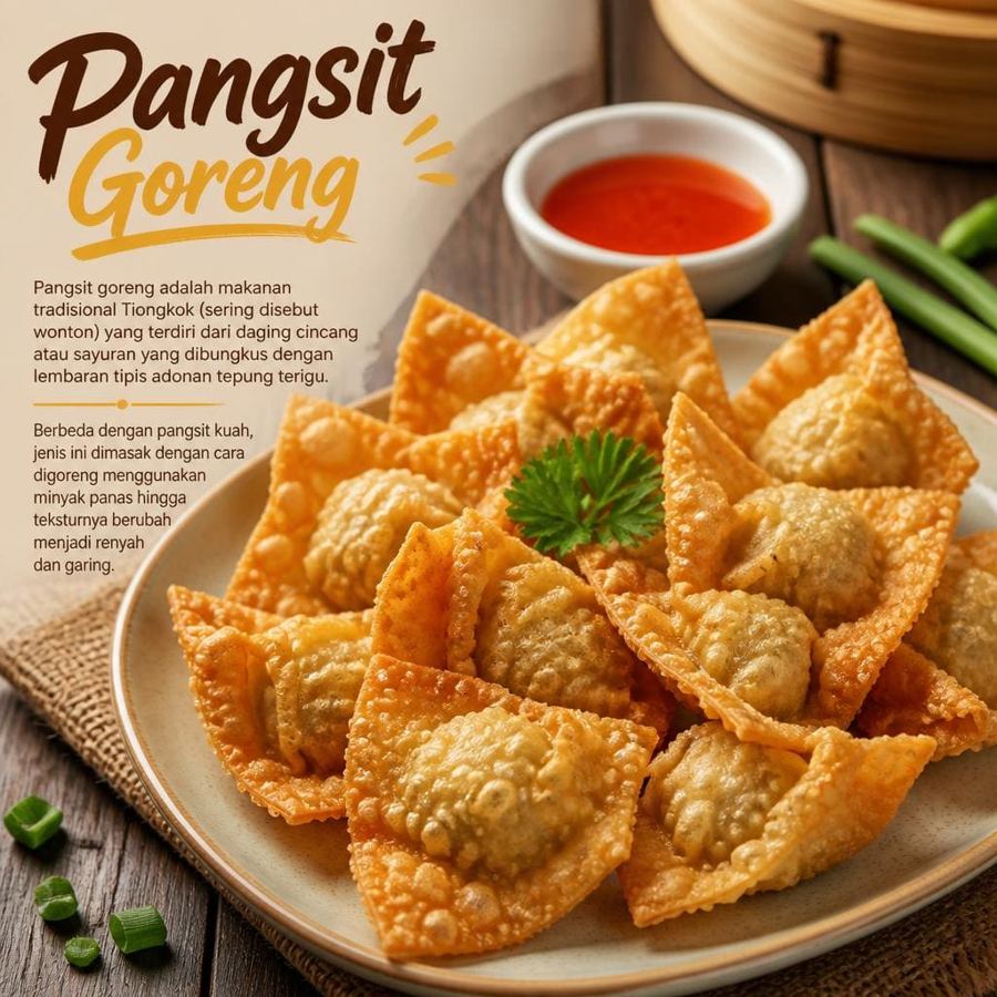 Foto Pangsit Goreng dari kategori cemilan Gopek House