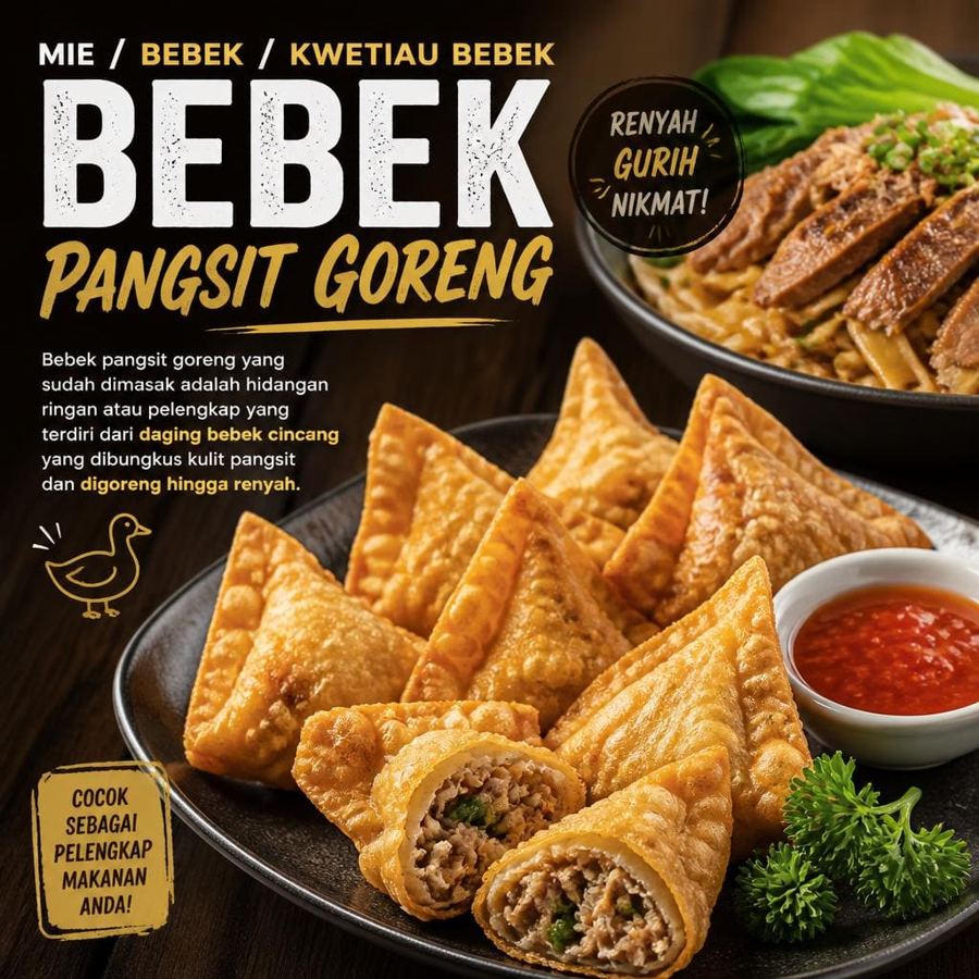Foto Bebek Pangsit Goreng dari kategori mie bebek kwetiau bebek Gopek House