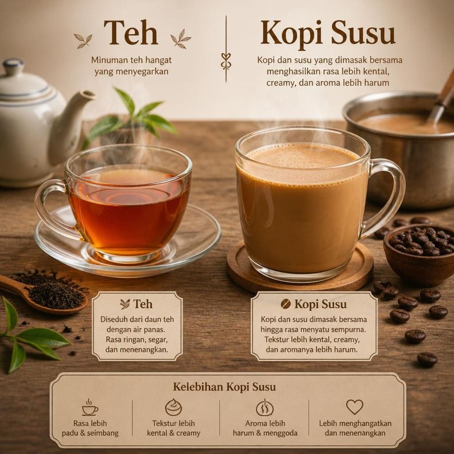 Foto Kopi Susu dari kategori teh dan kopi Gopek House