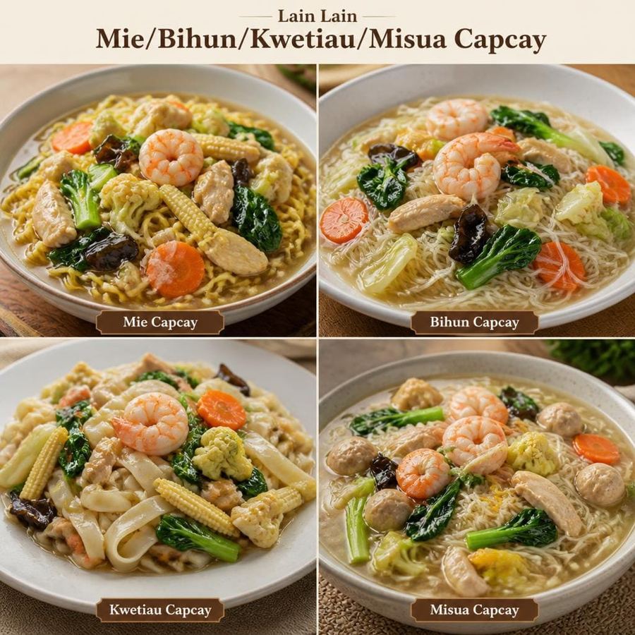 Foto Mie Bihun Kwetiau Misua Capcay dari kategori lain-lain Gopek House