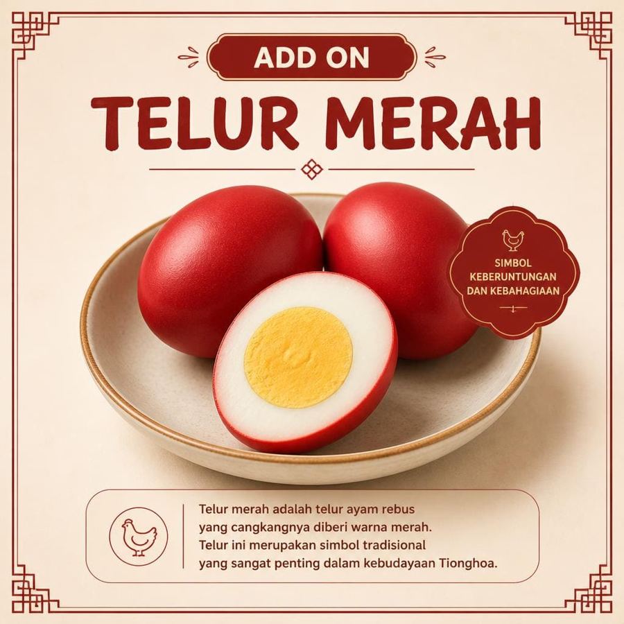 Foto Telur Merah dari kategori add on Gopek House