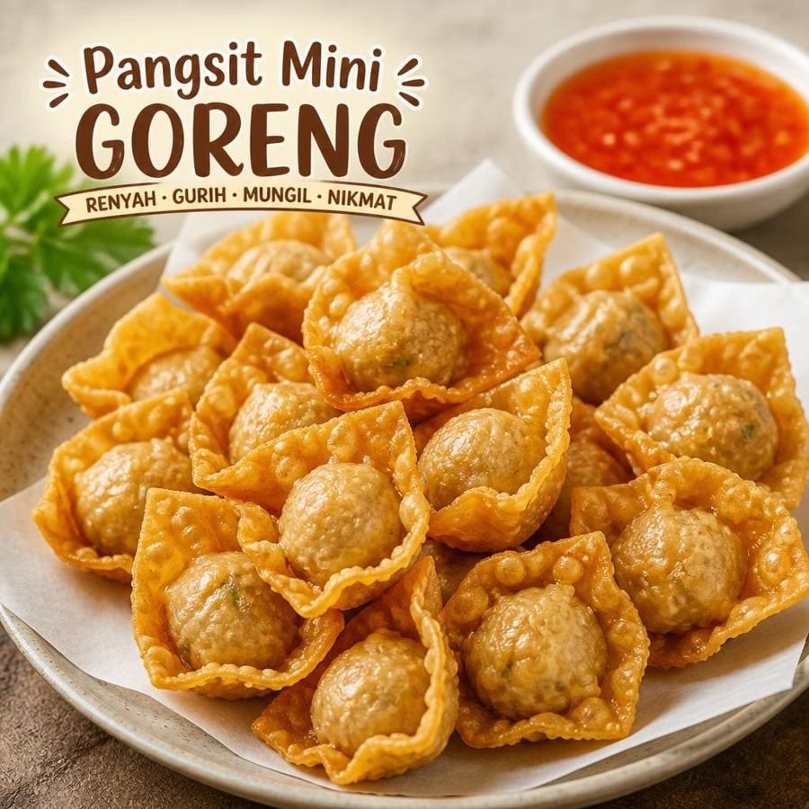 Foto Pangsit Mini Goreng dari kategori cemilan Gopek House