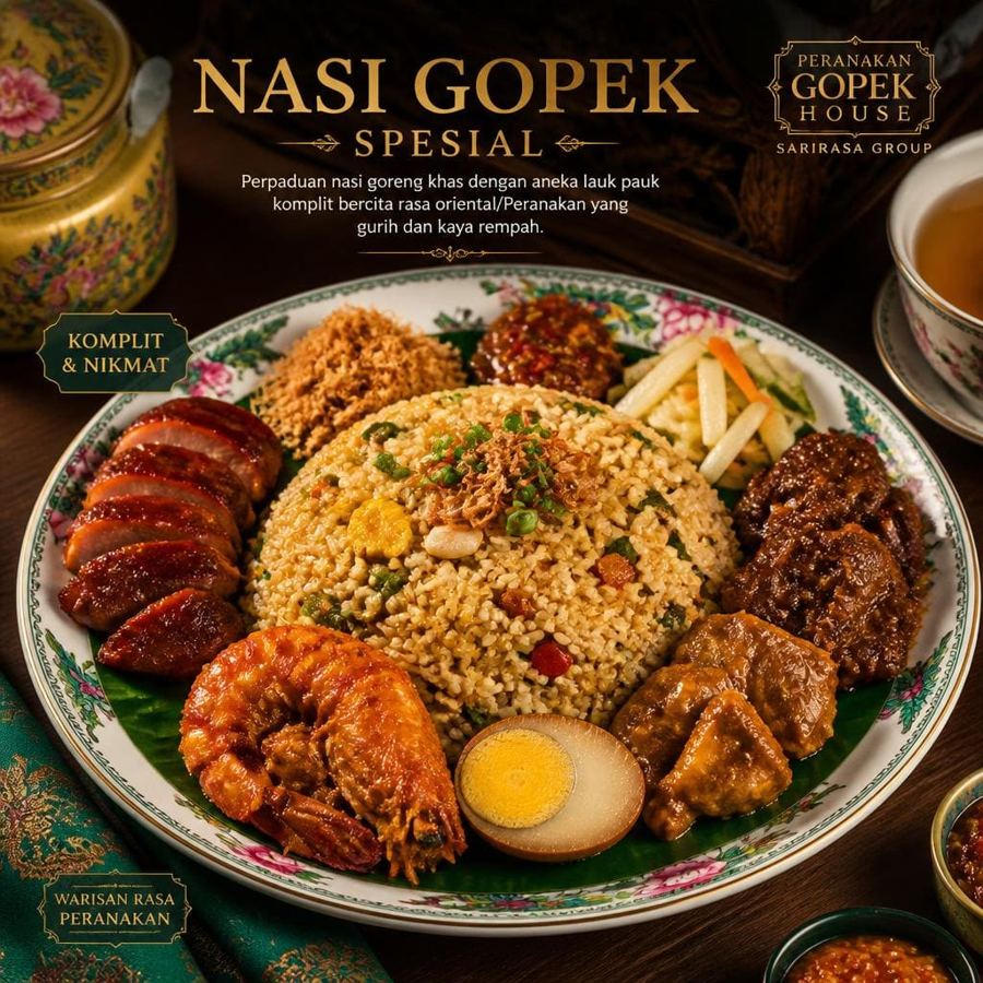 Foto Nasi Gopek Spesial dari kategori nasi campur Gopek House