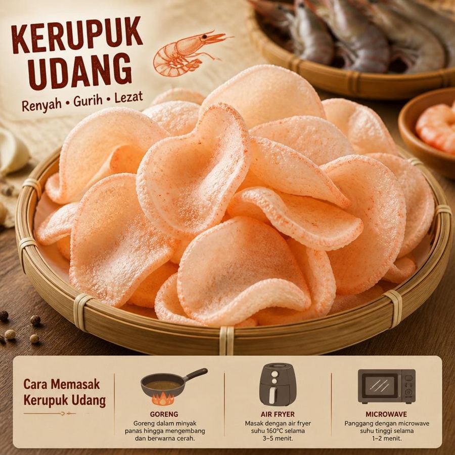 Foto Kerupuk Udang dari kategori kerupuk Gopek House