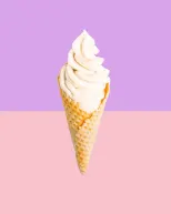 Foto Ice Cream Cone Vanilla