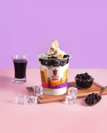 Foto Ice Cream Cup Boba Brown Sugar