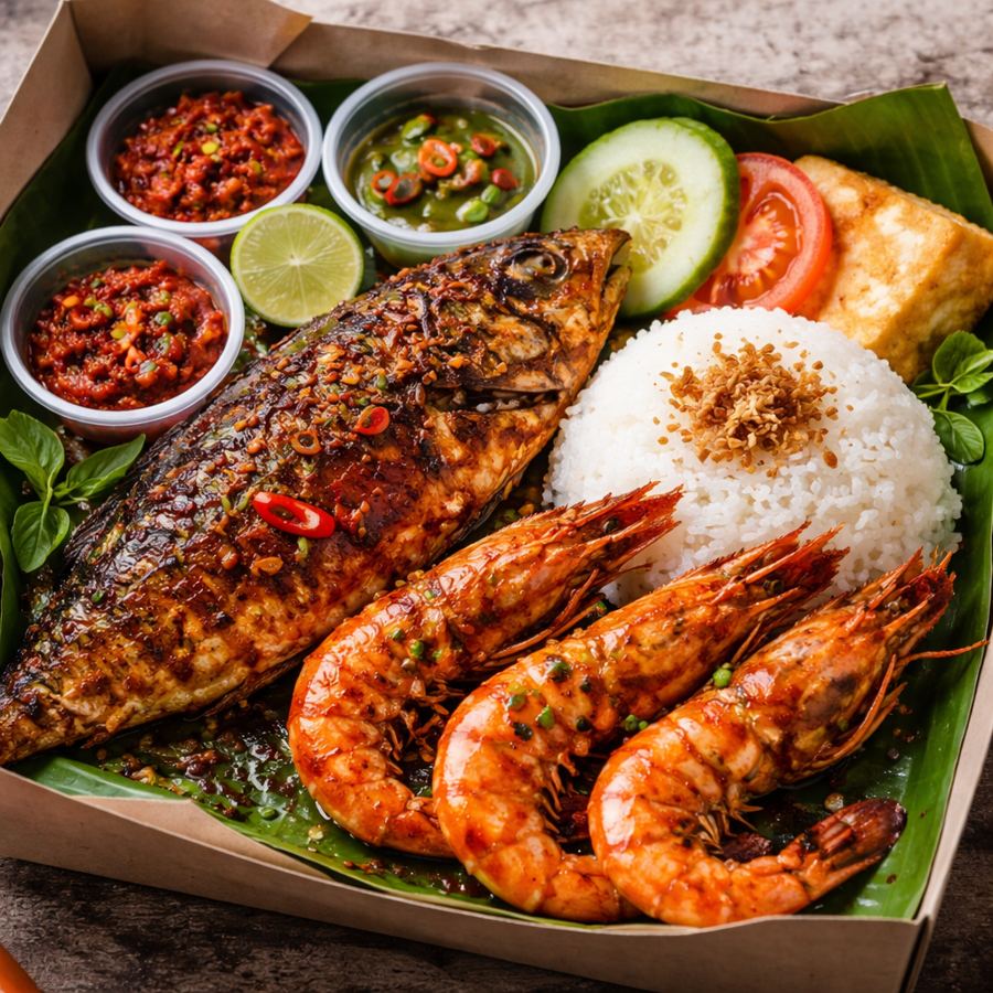Foto paket ikan dan udang