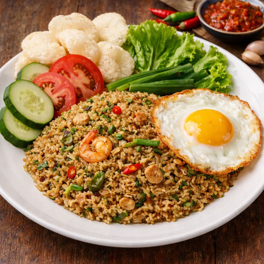 Foto Nasi Goreng Biasa Kampung Kedai Locale