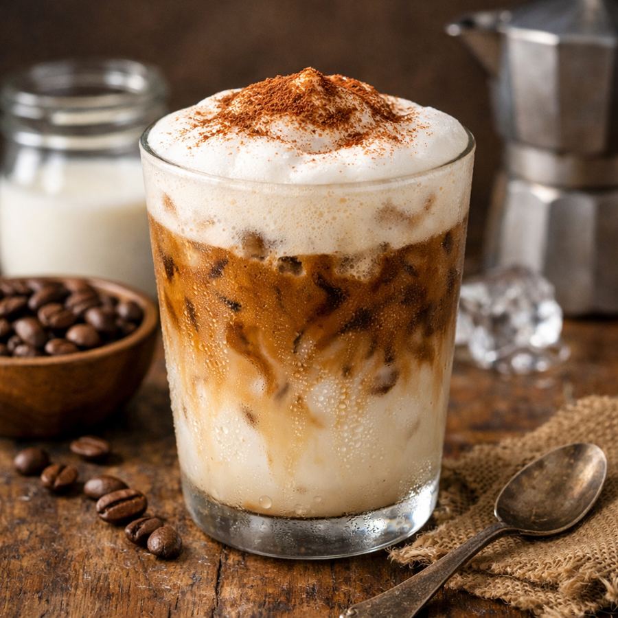 Foto Cappucino Dingin Kedai Locale