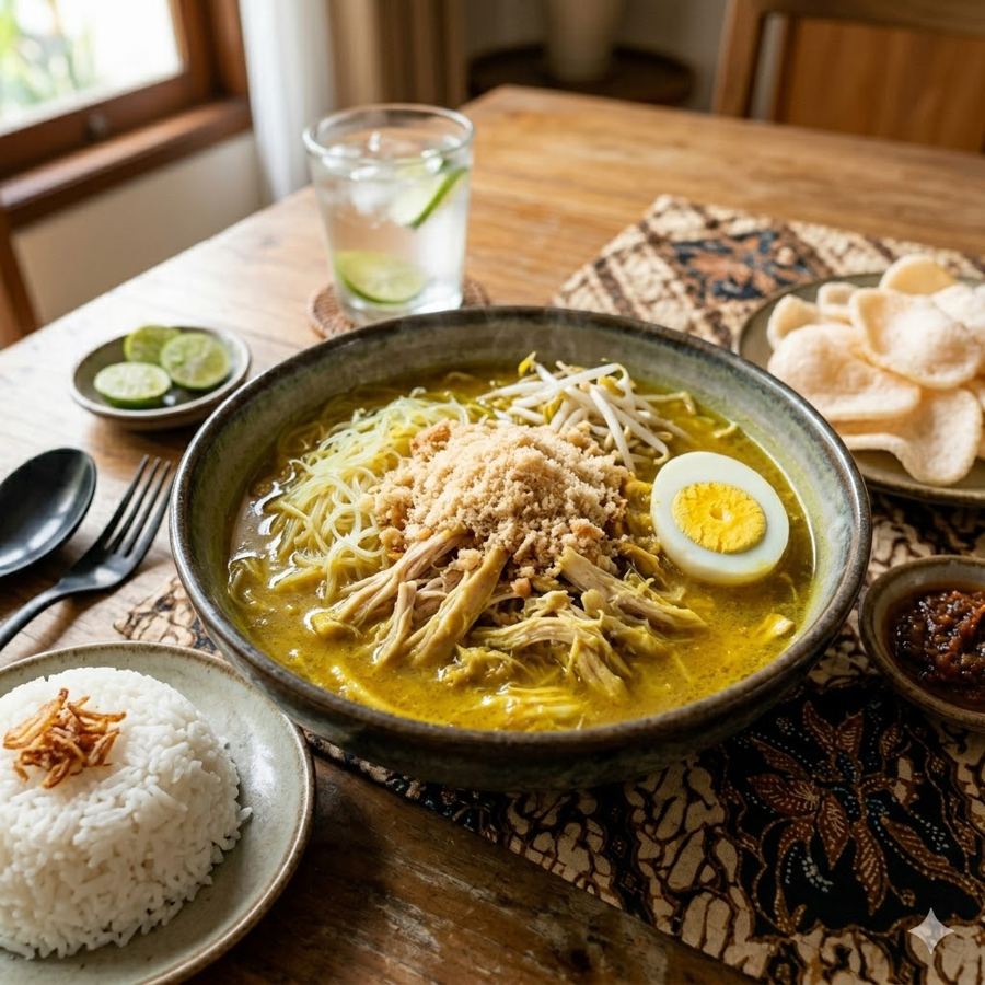 Foto Soto Lamongan Komplit Kedai Locale