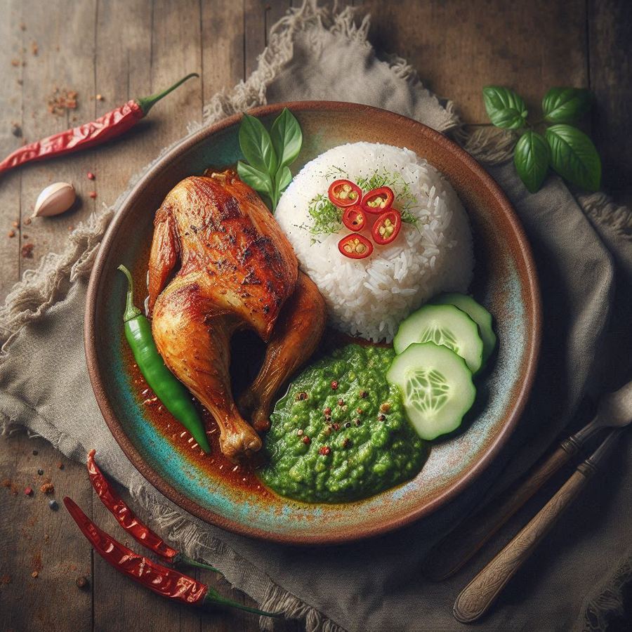 Foto Ayam Penyet Cabe Ijo Kedai Pak Kumis