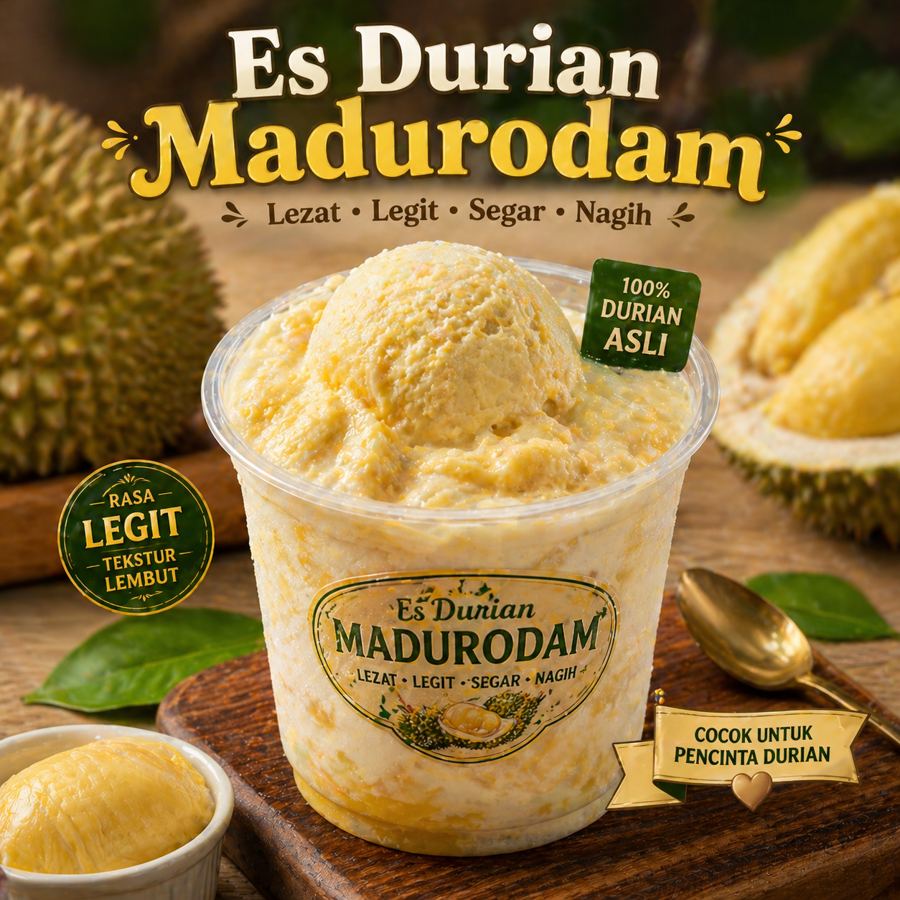 Foto Es Durian Madurodam Kedai Tiga Nyonya