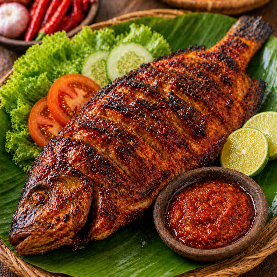 Foto Ikan Bakar Special 3 Nyonya Kedai Tiga Nyonya