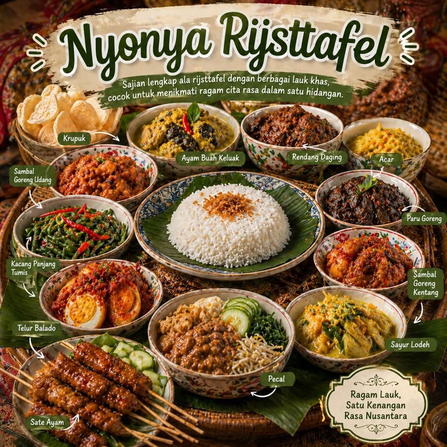 Foto Nyonya Rijsttafel Kedai Tiga Nyonya