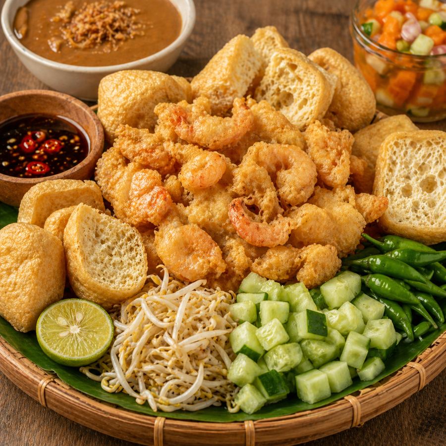 Foto Tahu Pong Gimbal Komplit Kedai Tiga Nyonya