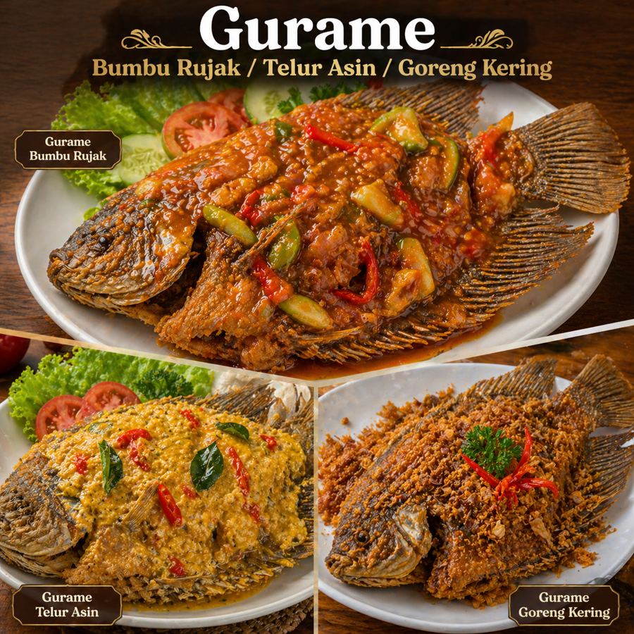 Foto Gurame Bumbu Rujak Kedai Tiga Nyonya