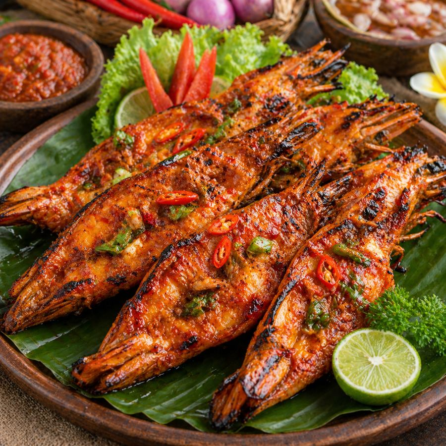 Foto Udang Bakar 3 Nyonya Kedai Tiga Nyonya