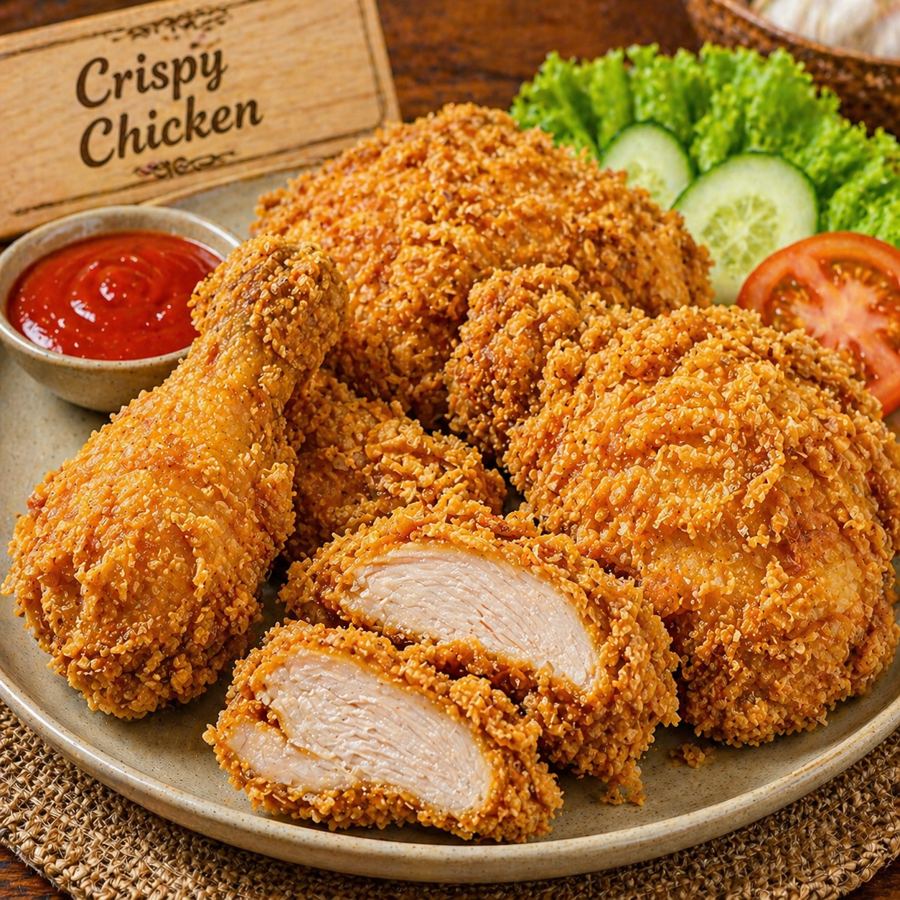 Foto Crispy Chicken Kedai Tiga Nyonya