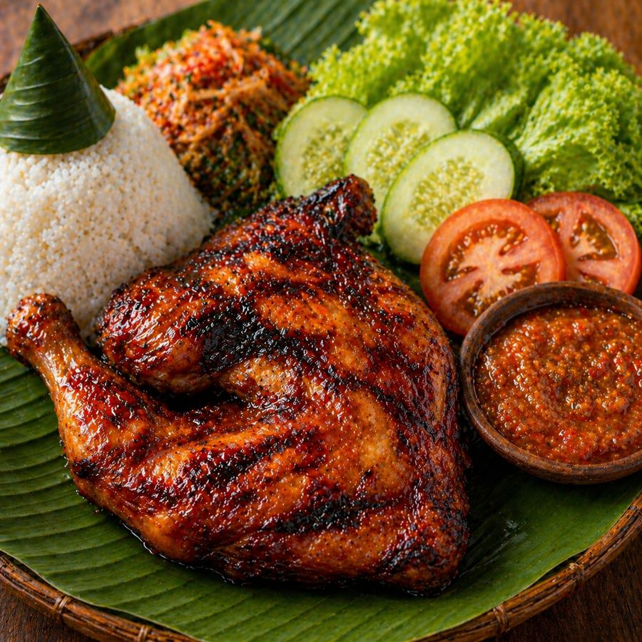 Foto Ayam Bakar Special Bumbu Rujak Kedai Tiga Nyonya
