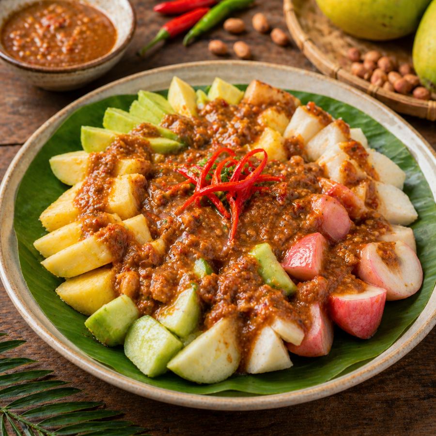Foto Rujak Penanten Kedai Tiga Nyonya