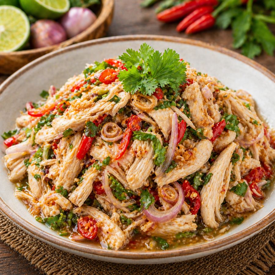 Foto Kerabu Ayam Kedai Tiga Nyonya