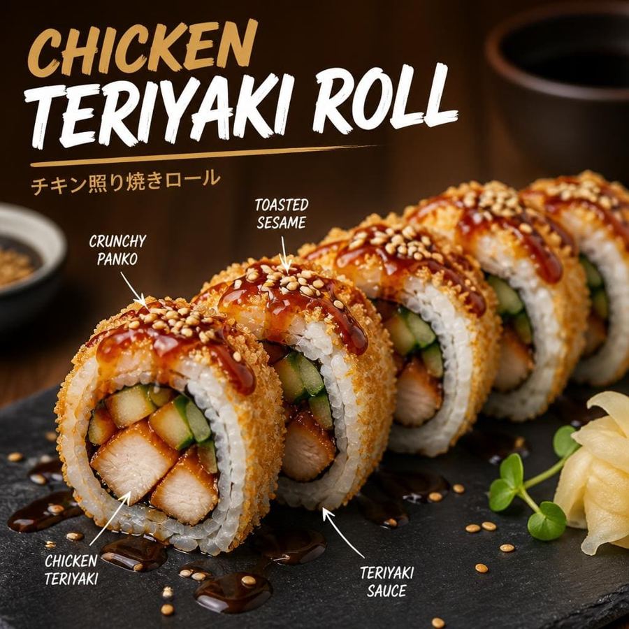 Foto Chicken Teriyaki Roll
