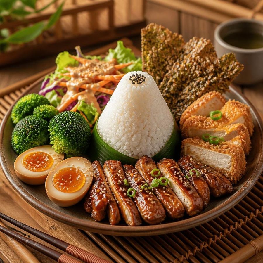 Foto Tumpeng Mini Chicken Teriyaki
