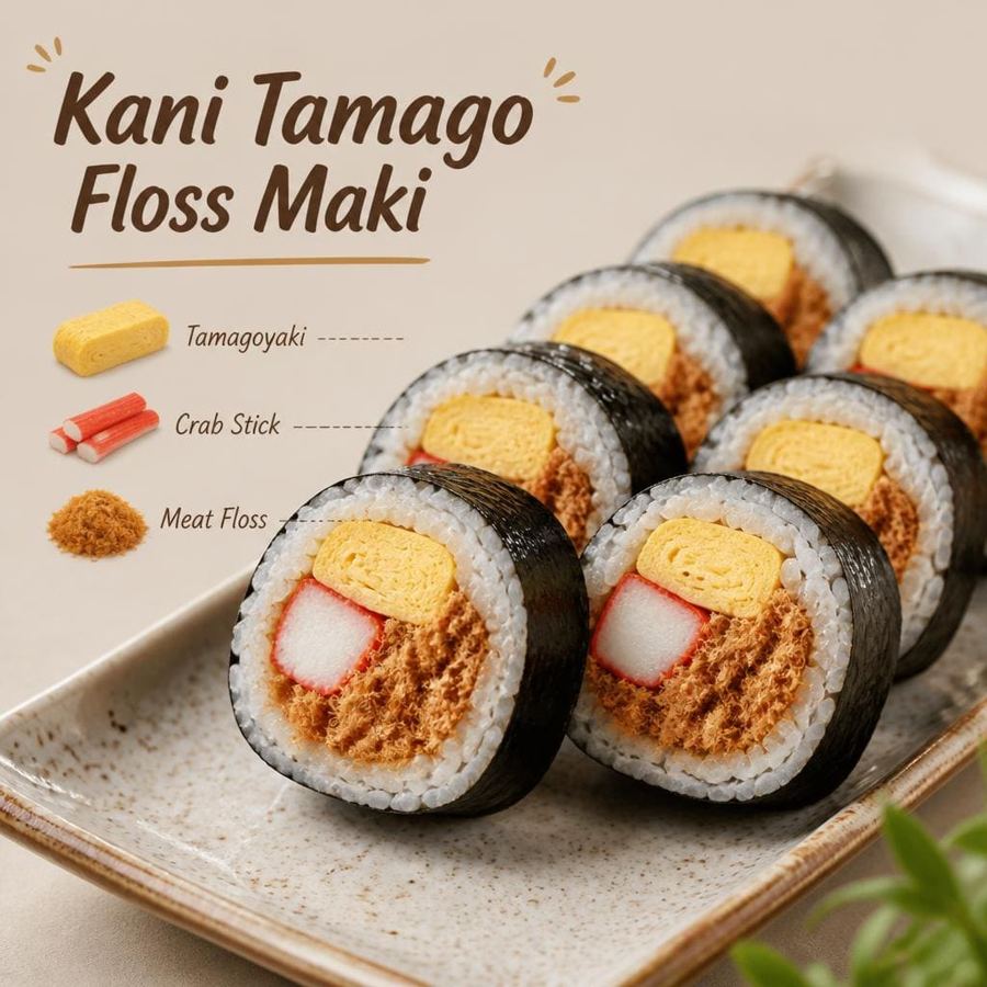 Foto Kani Tamago Floss Maki