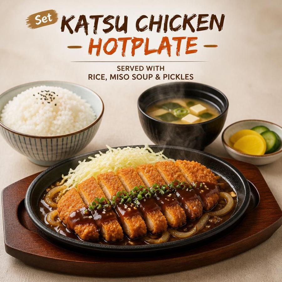 Foto Set Katsu Chicken Hotplate