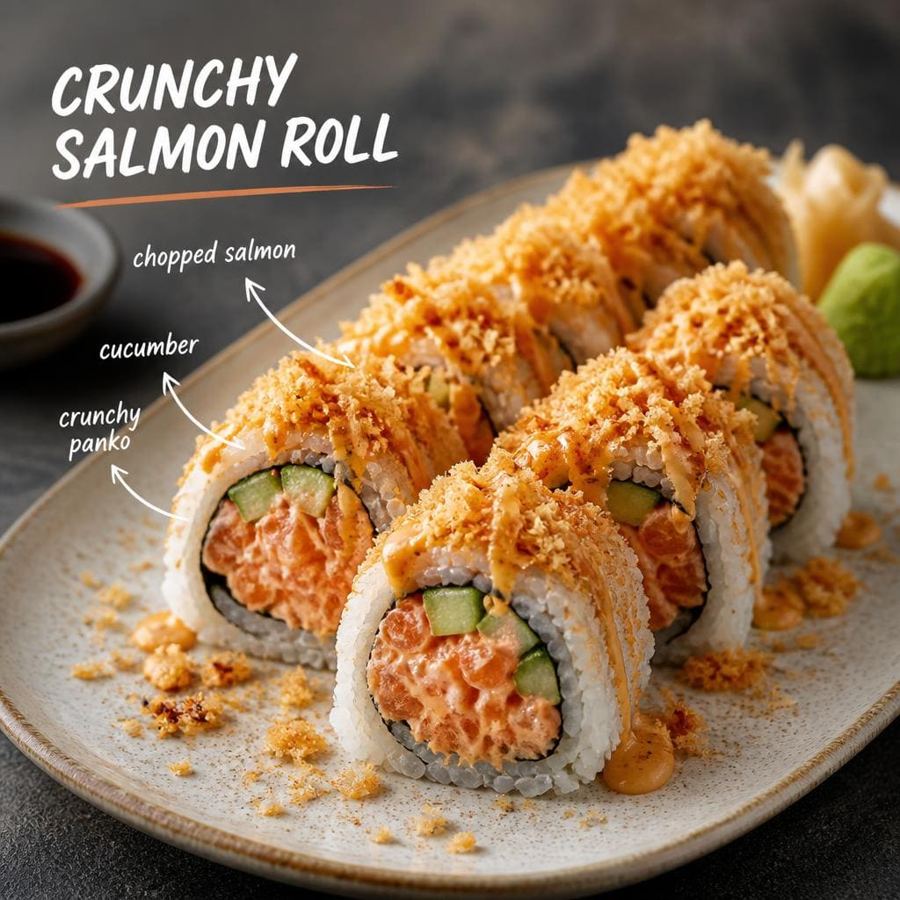 Foto Crunchy Salmon Roll