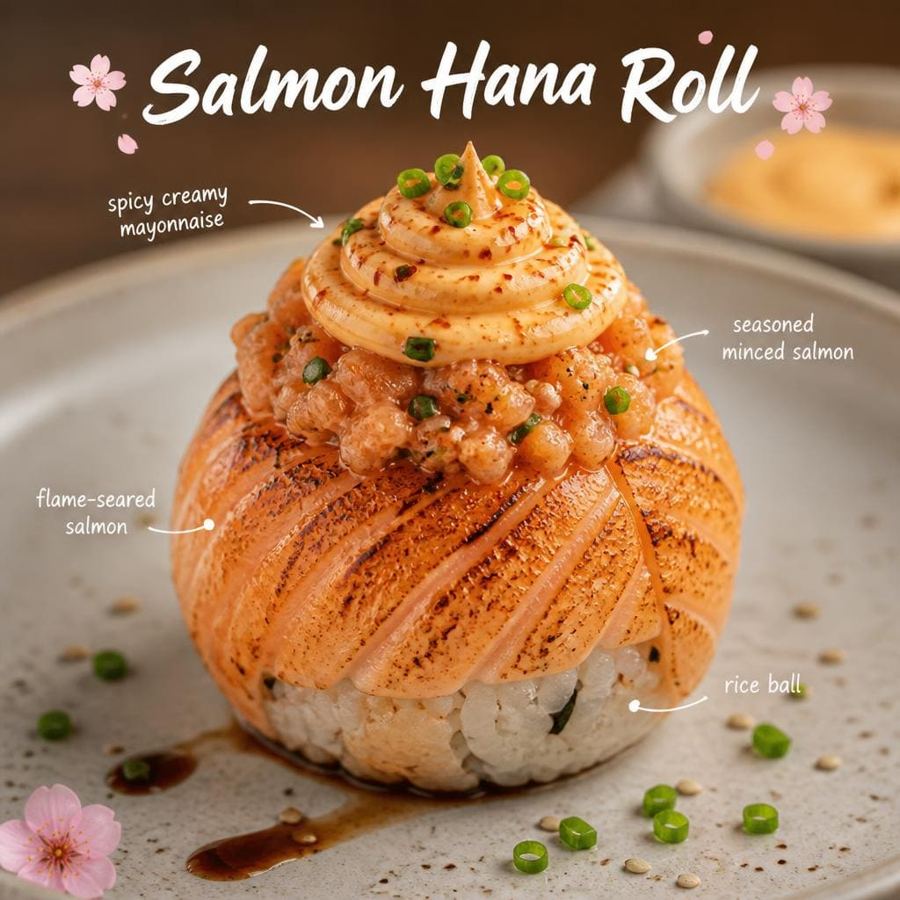Foto Salmon Hana Roll