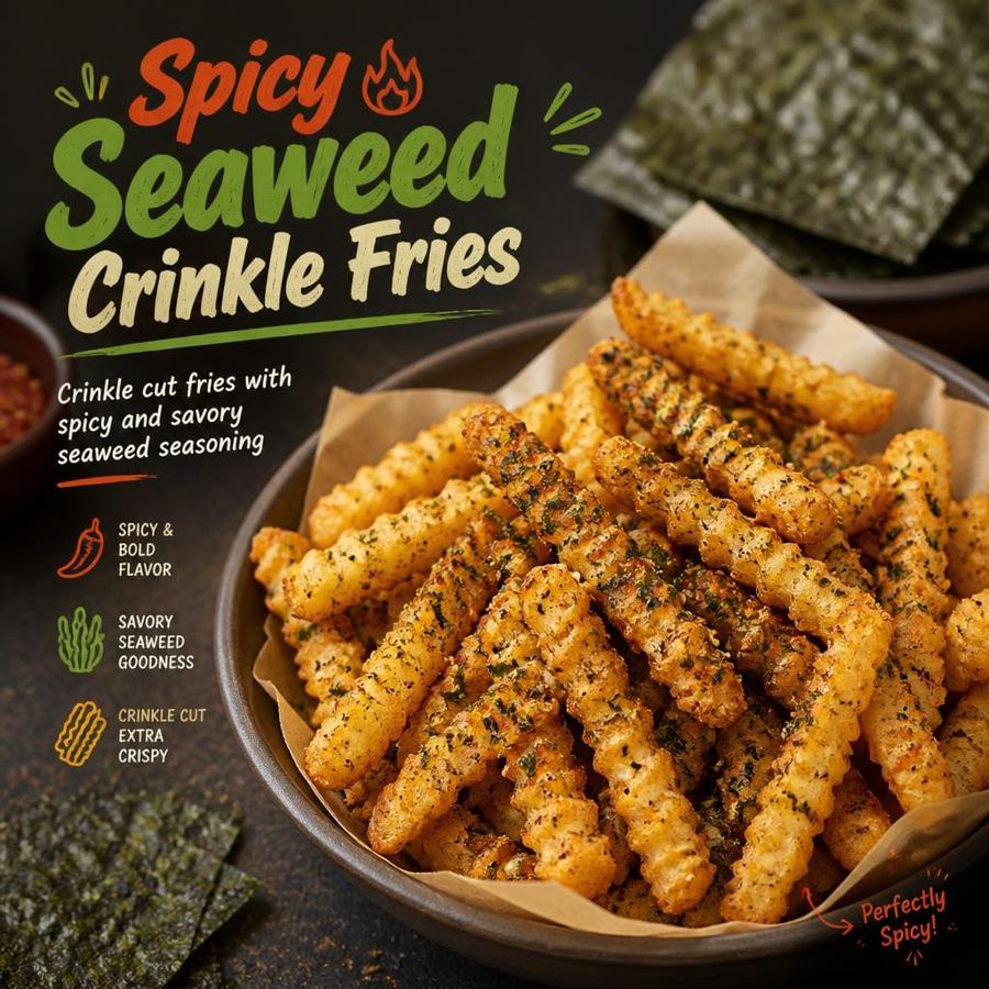 Foto Spicy Seaweed Crinkle Fries