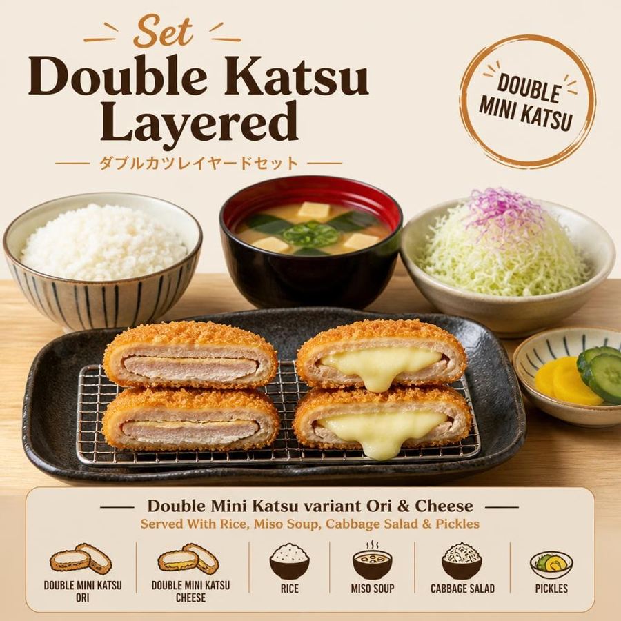 Foto Set Double Katsu Layered