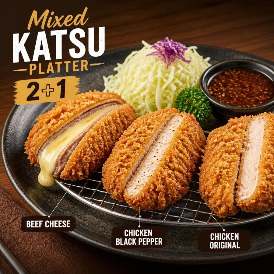 Foto Mixed Katsu Platter