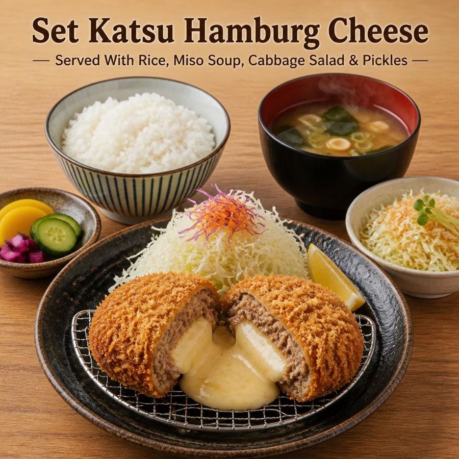 Foto Set Katsu Hamburg Cheese