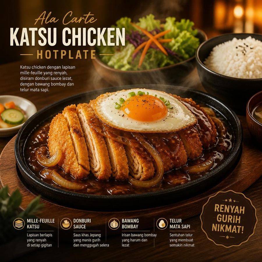 Foto Ala Carte Katsu Chicken Hotplate