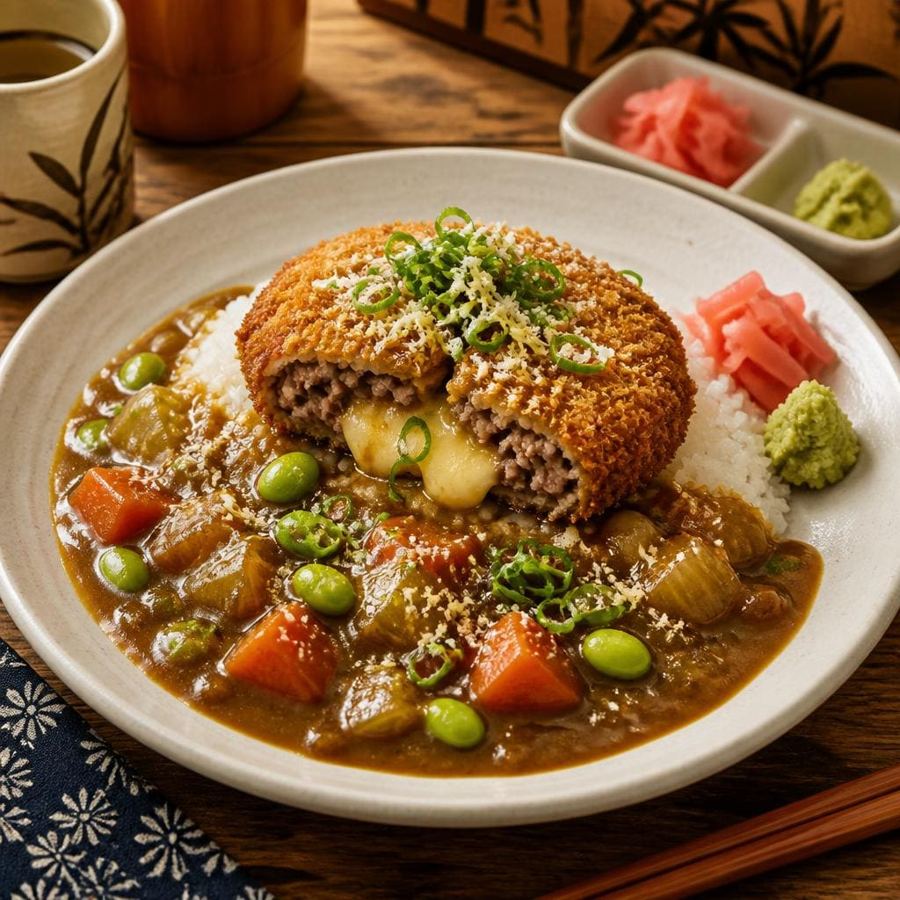 Foto Hamburg Katsu Cheese Curry