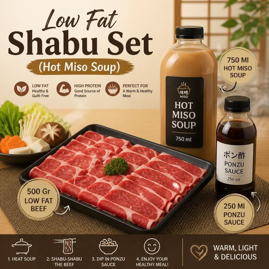 Foto Low Fat Shabu Set Hot Miso Soup Kintan Buffet