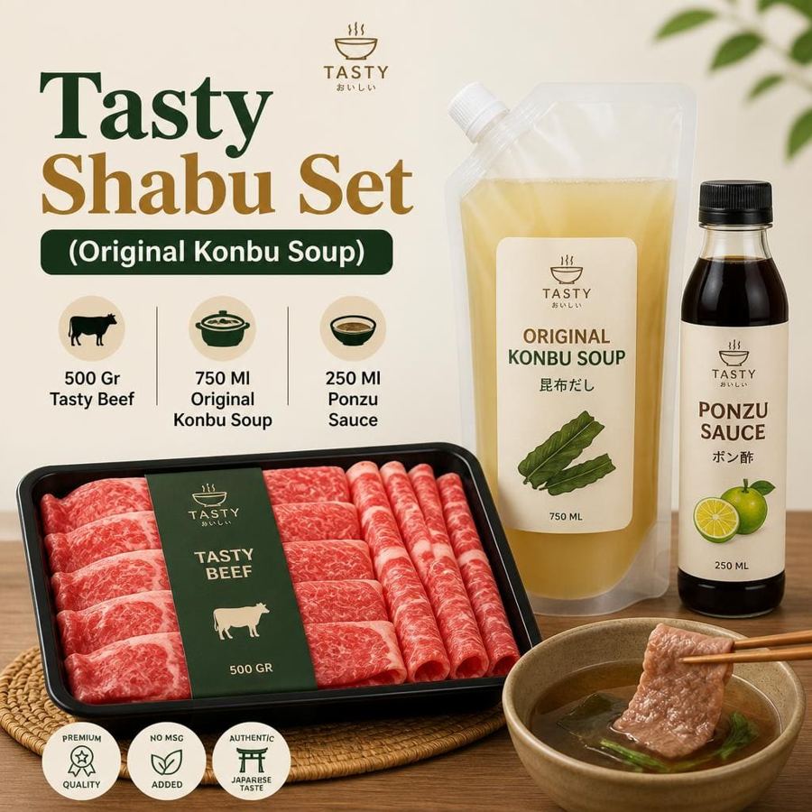 Foto Tasty Shabu Set Original Konbu Soup Kintan Buffet