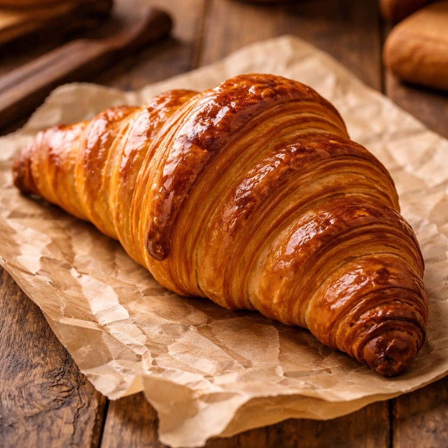 Foto Pain Au Croissant