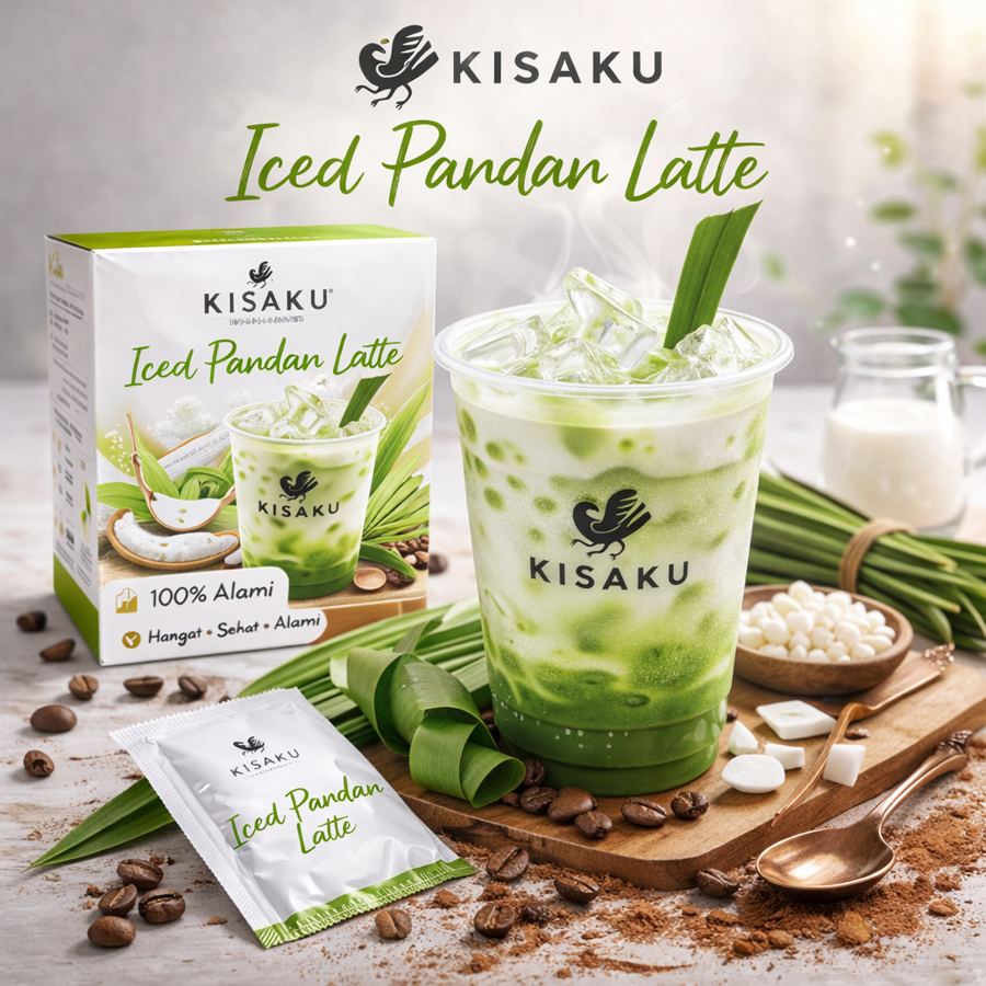 Foto KISAKU Iced Pandan Latte