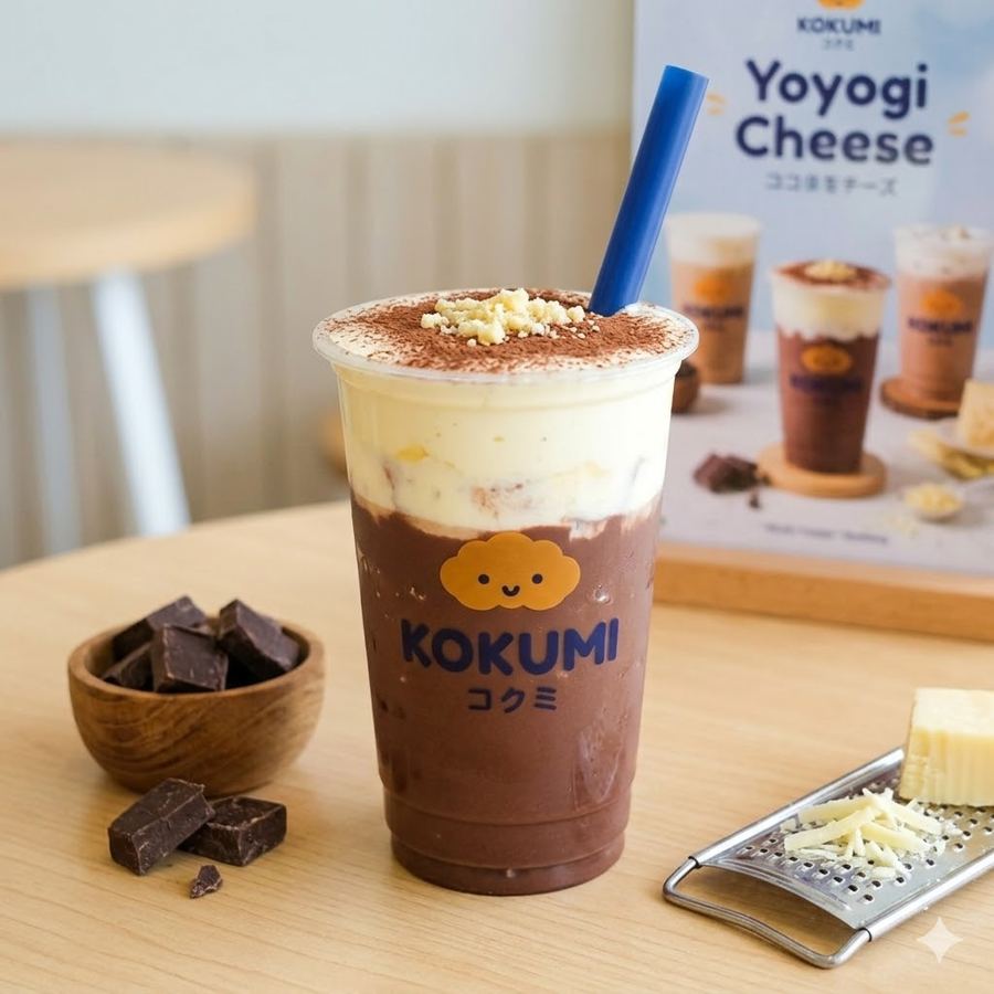 Foto Yoyogi Cheese – Dark chocolate drink dengan signature cheese