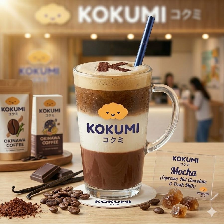 Foto Mocha – Espresso dengan hot chocolate dan fresh milk