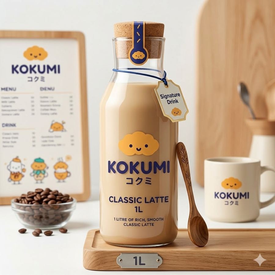 Foto Classic Latte 1L – Latte klasik ukuran 1 liter
