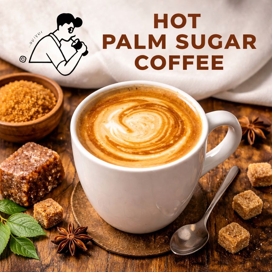 Foto Hot Palm Sugar Coffee